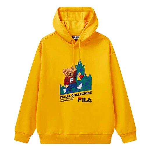 Pull de sport Fila pour homme, jaune