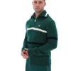 Pull à demi-zip en maille Camilo « Rain Forest »