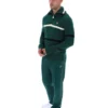 Pull à demi-zip en maille Camilo « Rain Forest »