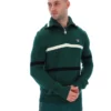 Pull à demi-zip en maille Camilo « Rain Forest »