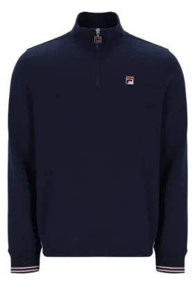 Pull Fila Navy Ramy F-Box à fermeture éclair 1/4