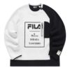 Pull Fila x Mihara Yasuhiro à imprimé Lettrer « White Black »