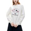 Pull graphique de sport « Blanc Noir »