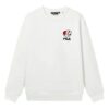 Pull à imprimé graphique « Blanc »