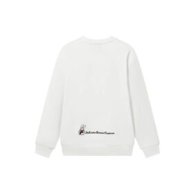 Pull à imprimé graphique « Blanc »