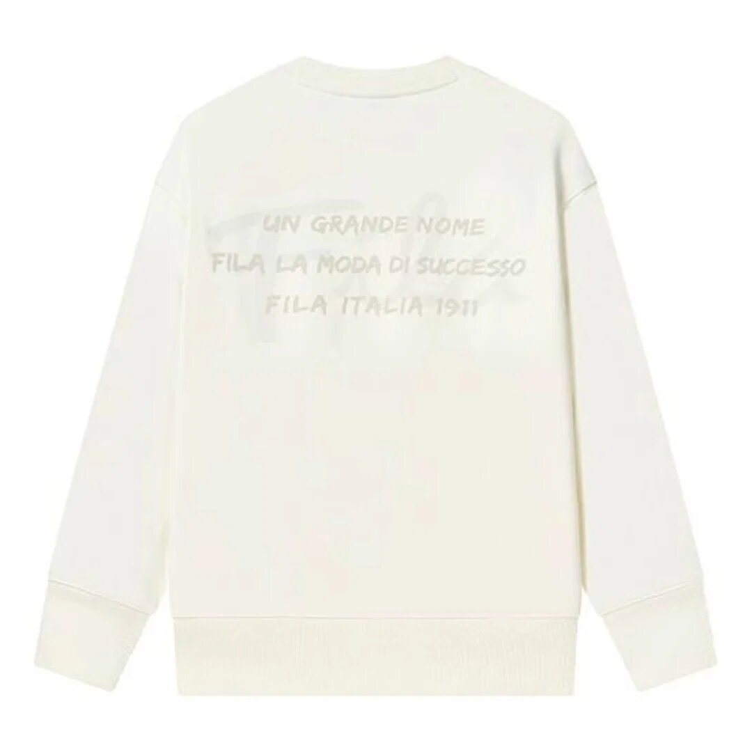 Pull à imprimé logo « Blanc »