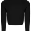 Pull à quart de zip Casa sans coutures noir