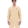 Pull Ramy F-Box beige classique à fermeture éclair 1/4