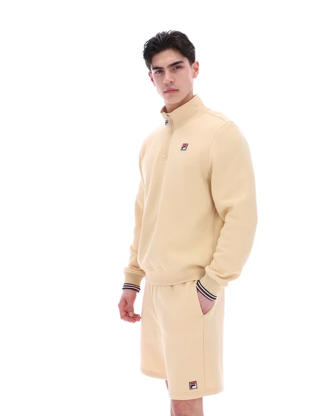 Pull Ramy F-Box beige classique à fermeture éclair 1/4