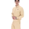 Pull Ramy F-Box beige classique à fermeture éclair 1/4