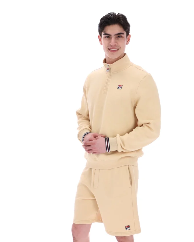Pull Ramy F-Box beige classique à fermeture éclair 1/4