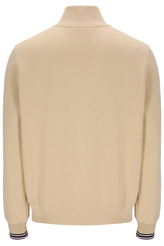 Pull Ramy F-Box beige classique à fermeture éclair 1/4