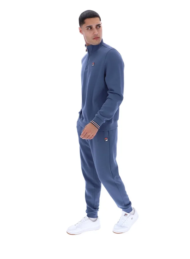 Pull Ramy F-Box à fermeture éclair 1/4, couleur indigo vintage