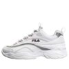 Ray VNTG : baskets chunky blanches/argentées