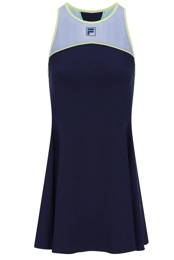 Robe en jersey bleu marine foncé pour femme avec Shorts intégrés