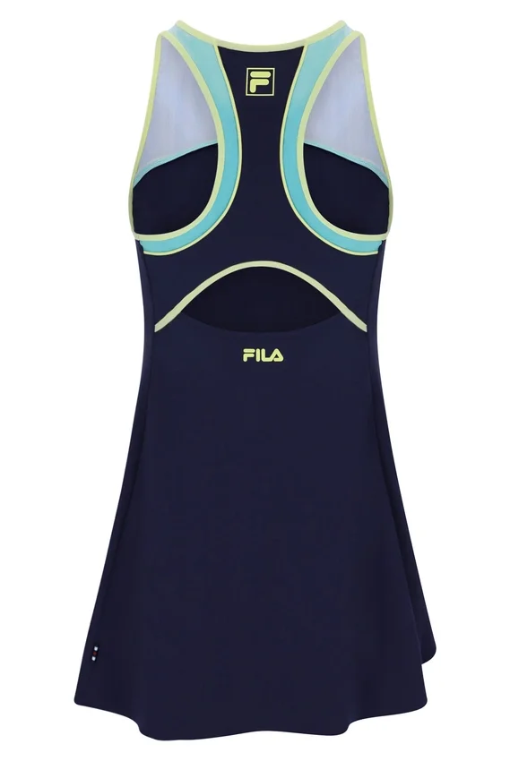 Robe en jersey bleu marine foncé pour femme avec Shorts intégrés