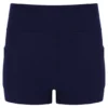 Robe en jersey bleu marine foncé pour femme avec Shorts intégrés