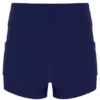 Robe en jersey maillé bleu marine pour femme avec Shorts intégrés