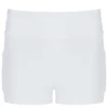 Robe en jersey mesh blanc cassé pour femme avec Shorts intégrés