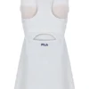 Robe en jersey mesh blanc cassé pour femme avec Shorts intégrés