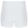 Robe en jersey mesh blanc cassé pour femme avec Shorts intégrés