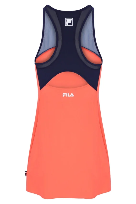 Robe en jersey pour femme orange fluo avec Shorts intégré