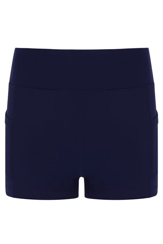 Robe en jersey pour femme orange fluo avec Shorts intégré