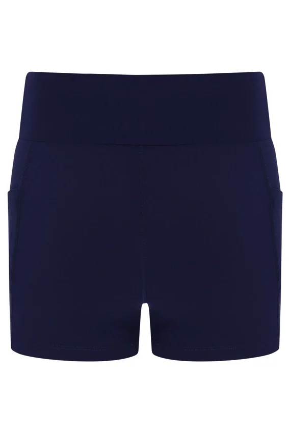 Robe en jersey pour femme orange fluo avec Shorts intégré