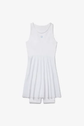 Robe sans coutures Center Court blanche