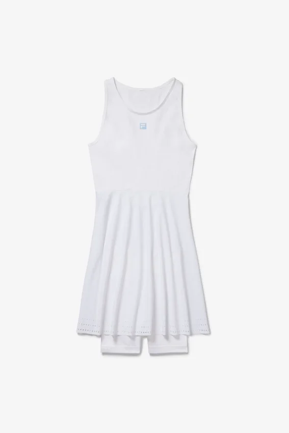 Robe sans coutures Center Court blanche