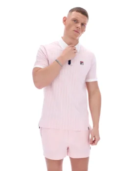 Rose pâle Polo rayé BB1 Classic Vintage