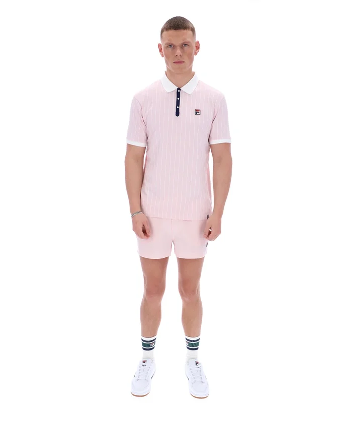 Rose pâle Polo rayé BB1 Classic Vintage