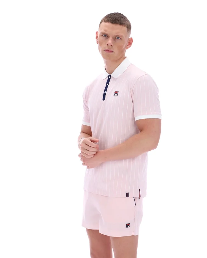Rose pâle Polo rayé BB1 Classic Vintage