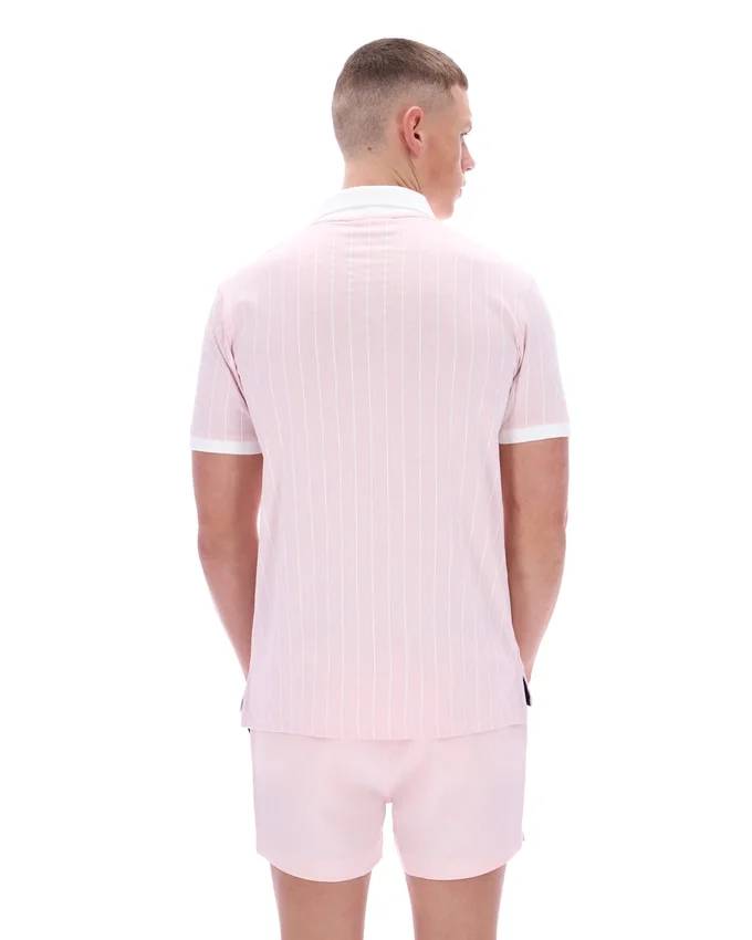 Rose pâle Polo rayé BB1 Classic Vintage