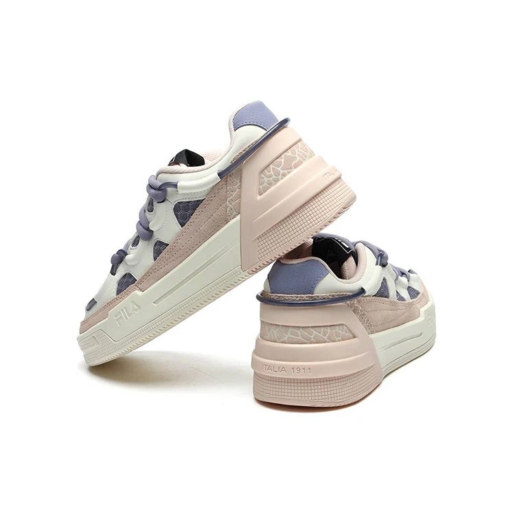 Salto amortissantes et antidérapantes, basses, style rétro, rose et bleu