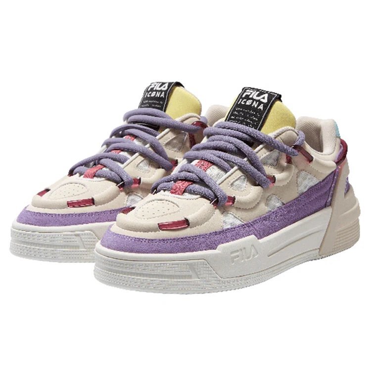 Salto Low-Top Blanc/Violet