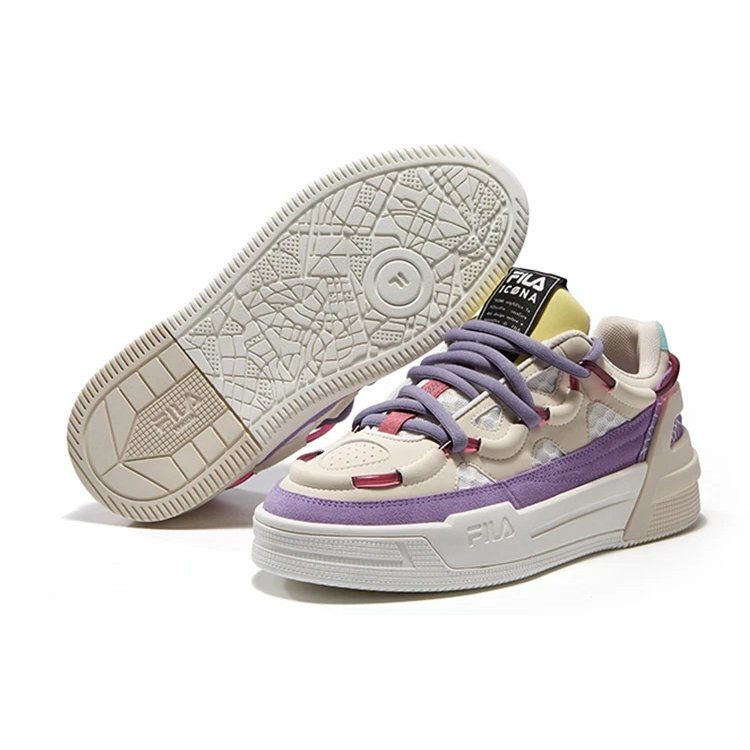 Salto Low-Top Blanc/Violet