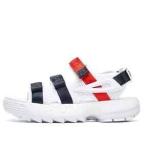 SANDALES DISRUPTOR II blanc/noir/rouge