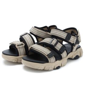 Sandales Fluid « Noir-Marron »
