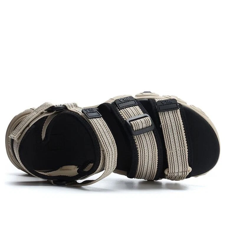 Sandales Fluid « Noir-Marron »