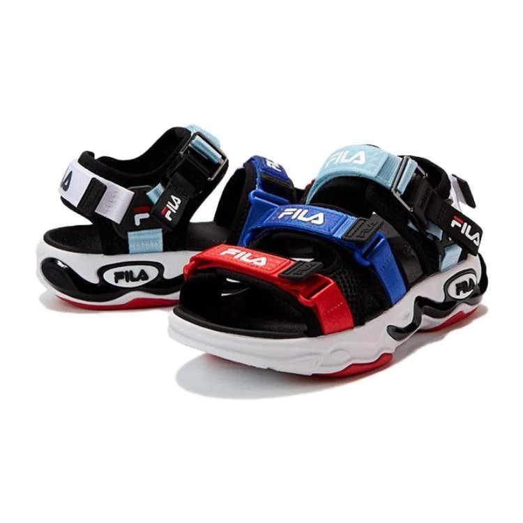 Sandales lifestyle « Black Blue Red »
