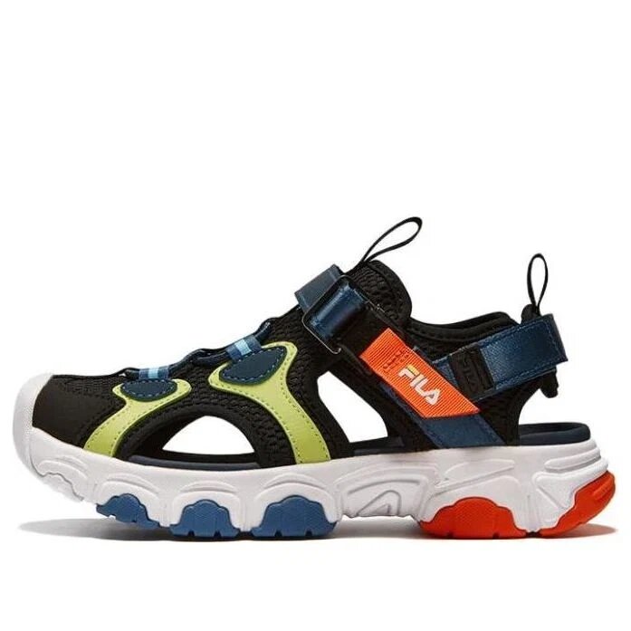 Sandales lifestyle « Noir Blanc Bleu »