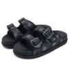 Sandales Lucia « Noir-Bleu sarcelle »