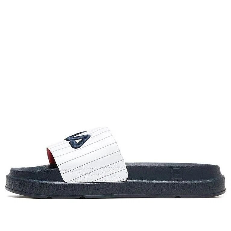 Sandales à talons compensés Bleu/Blanc
