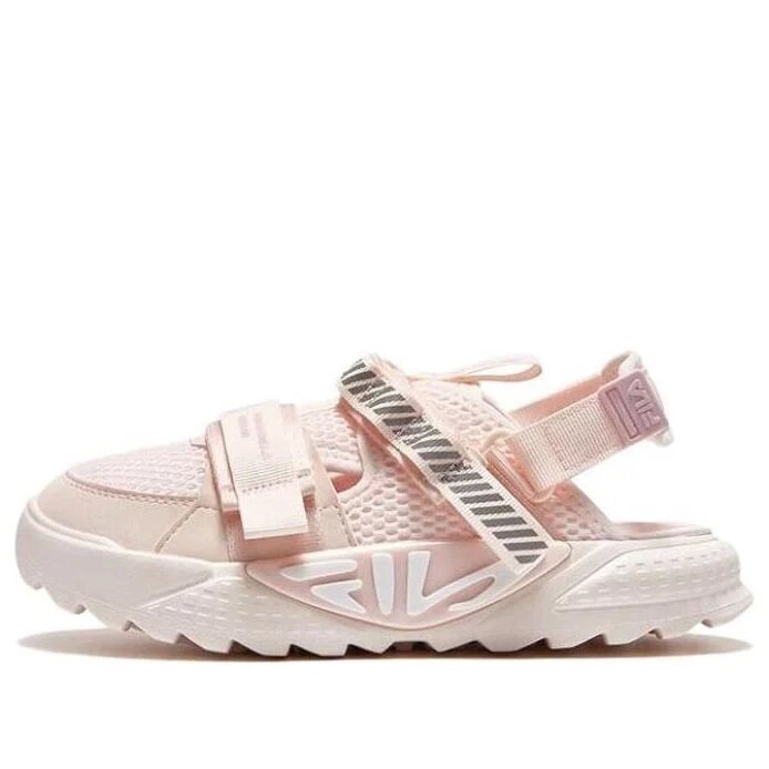 Sandales Tank « Rose Blanc »