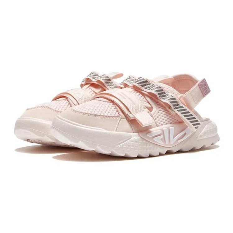 Sandales Tank « Rose Blanc »