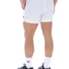 Short blanc High Tide en tissu éponge à rayures et poches