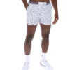 Short blanc High Tide en tissu éponge à rayures et poches