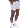 Short blanc High Tide en tissu éponge à rayures et poches