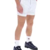 Short blanc High Tide en tissu éponge à rayures et poches